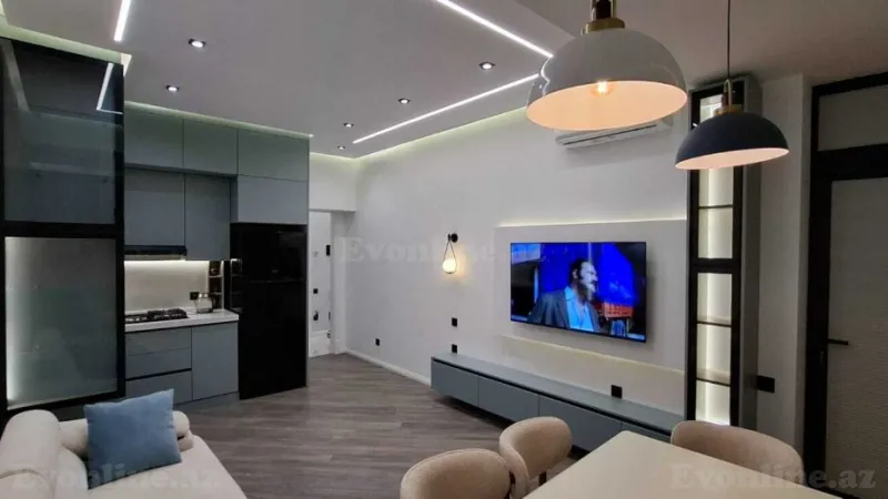Kirayə verilir 1 otaqlı Mənzil Yeni tikili 60 m² Böyükşor - şəkil 5