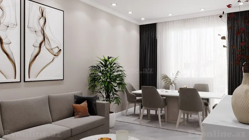 2 otaqlı Mənzil 68 m² 4-cü mikrorayon Satılır