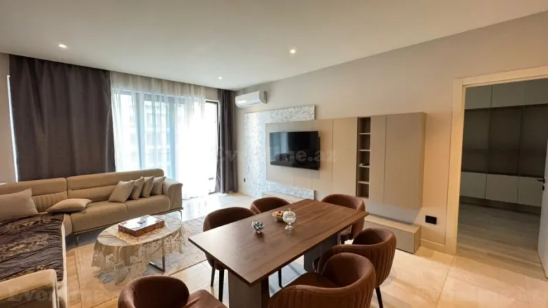 Kirayə verilir 2 otaqlı Mənzil Yeni tikili 110 m² Sabunçu r. - şəkil 3