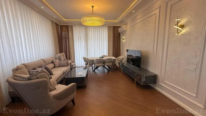 Satılır 3 otaqlı Mənzil Yeni tikili 120 m² Xətai r. - şəkil 4