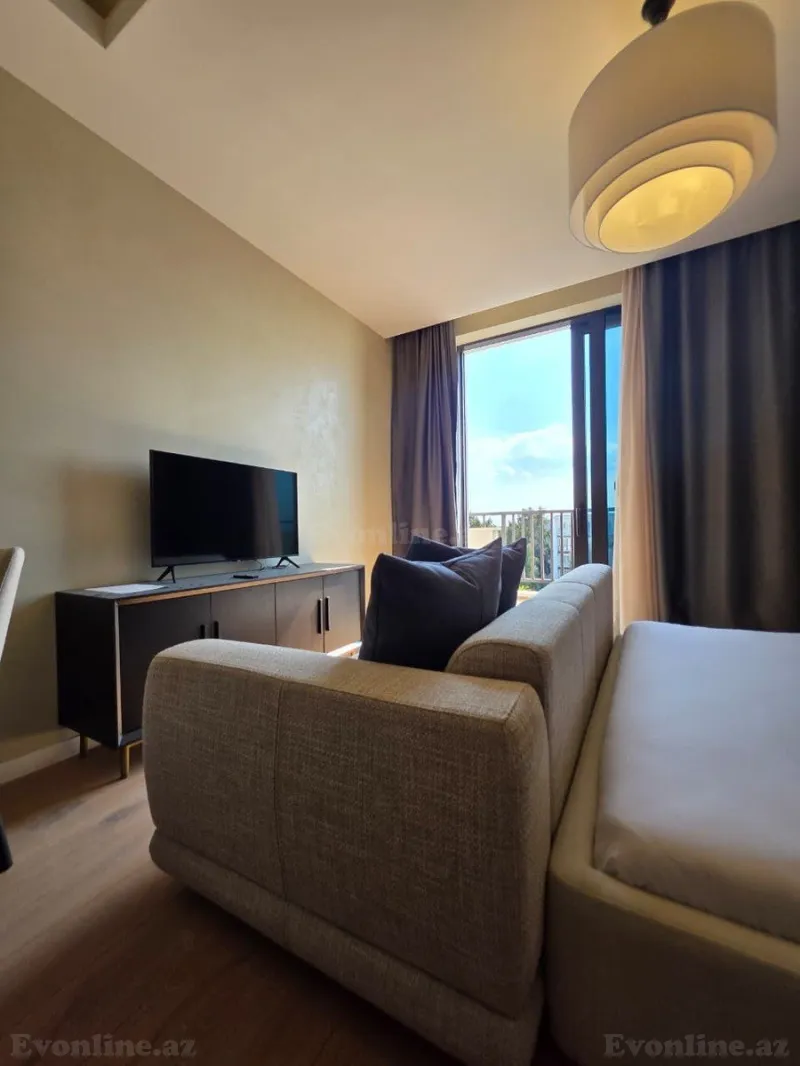 Kirayə verilir 1 otaqlı Mənzil Yeni tikili 63 m² Sabunçu r. - şəkil 2