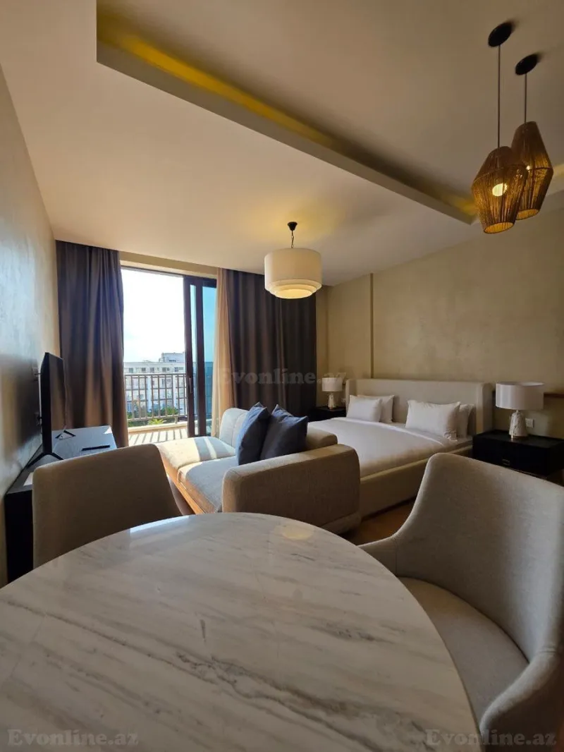 Kirayə verilir 1 otaqlı Mənzil Yeni tikili 63 m² Sabunçu r. - şəkil 3