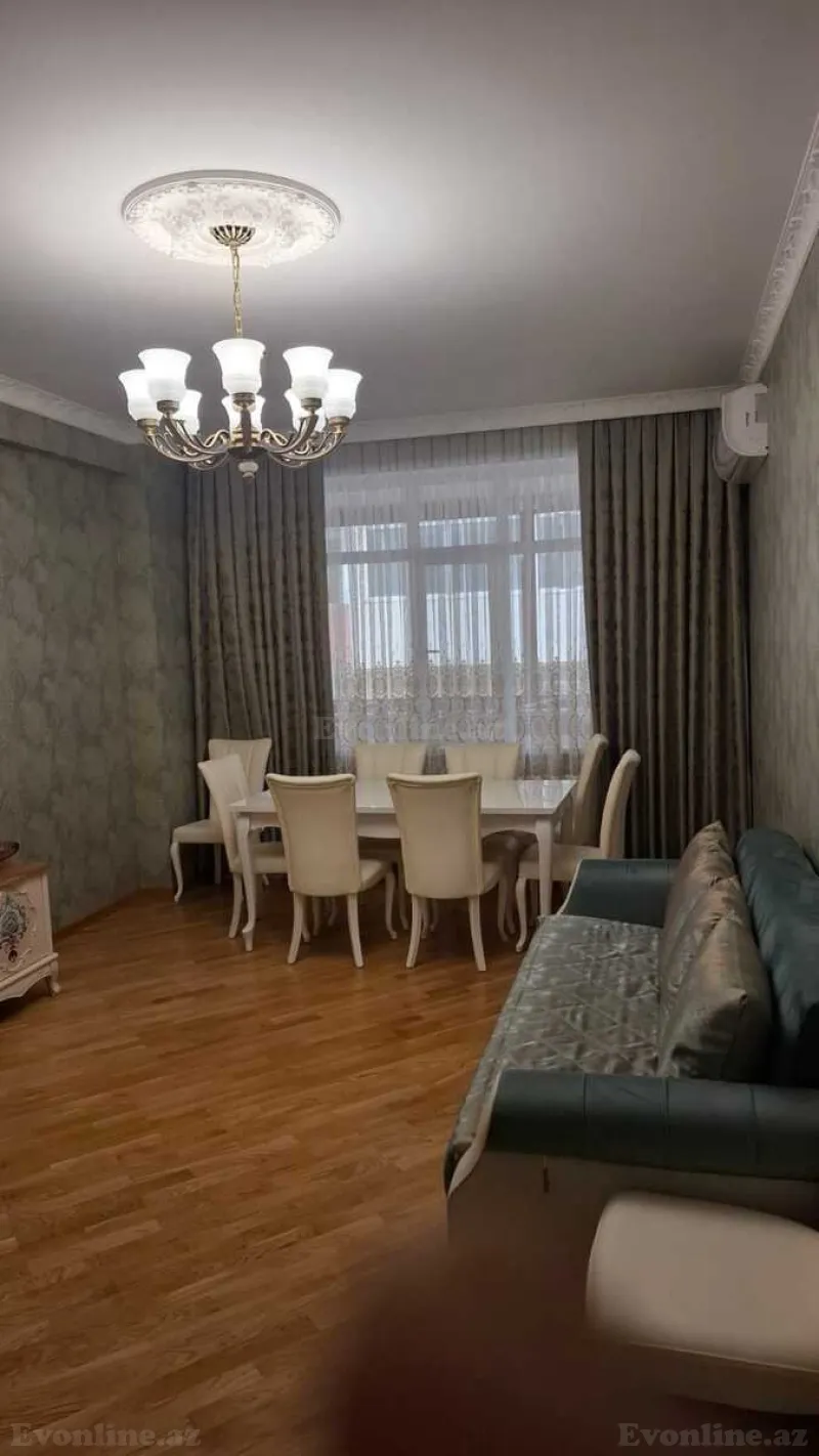 Satılır 2 otaqlı Mənzil Yeni tikili 110 m² Nəsimi m. - şəkil 2