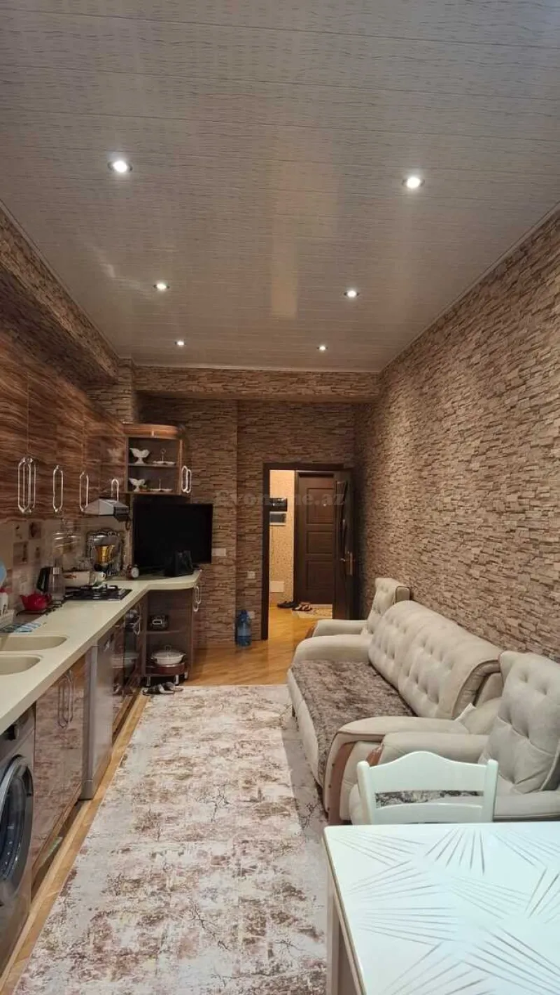 Satılır 2 otaqlı Mənzil Yeni tikili 110 m² Nəsimi m. - şəkil 3