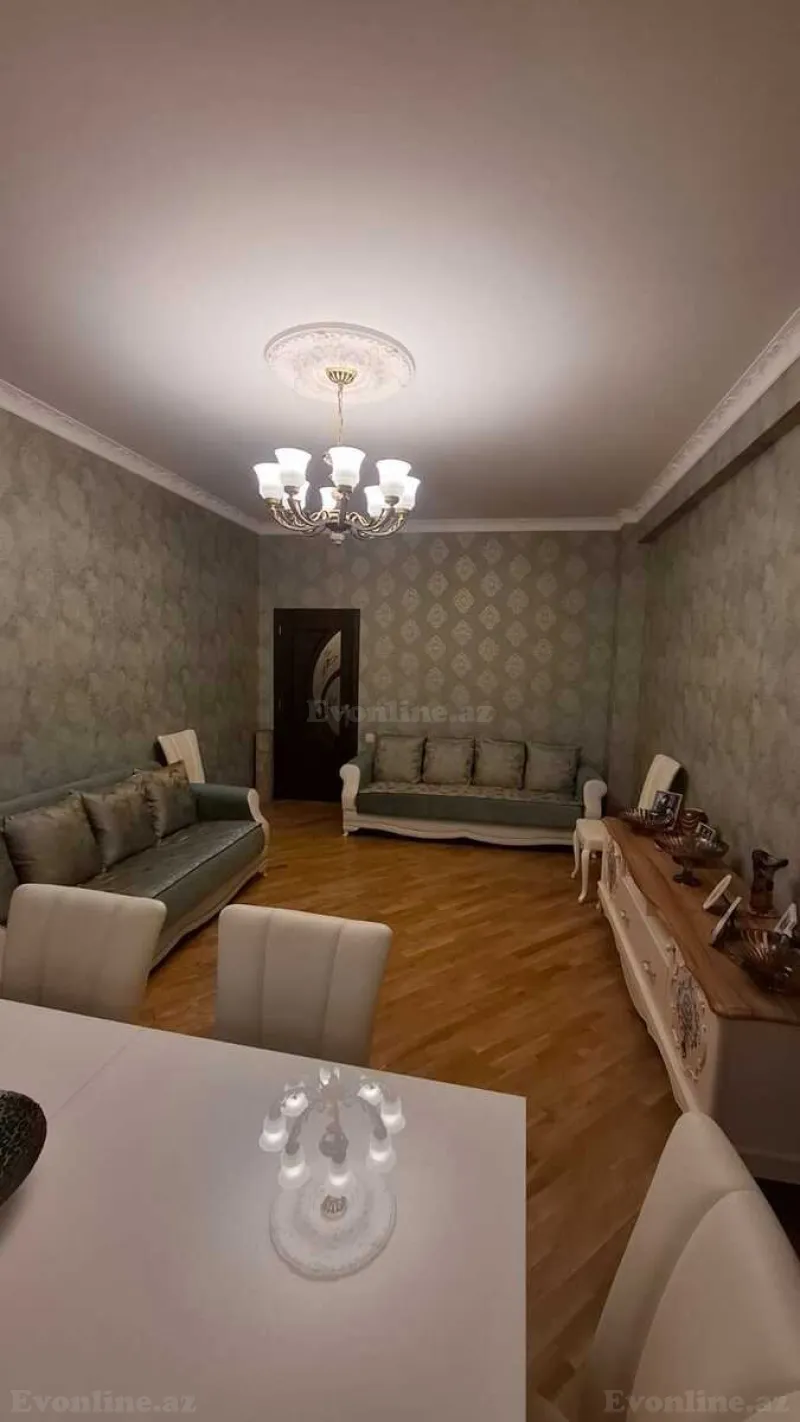 Satılır 2 otaqlı Mənzil Yeni tikili 110 m² Nəsimi m. - şəkil 4
