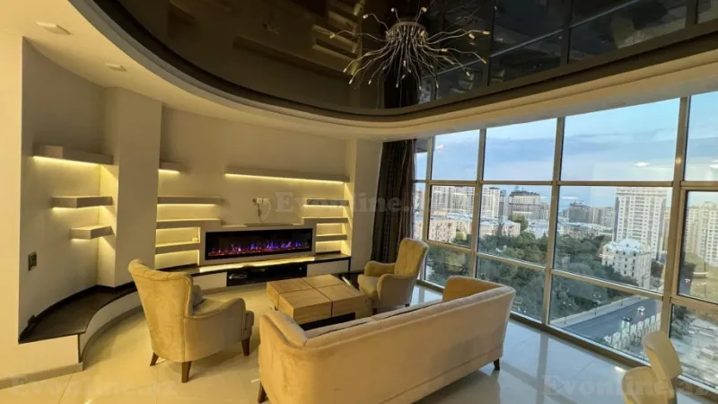 Kirayə verilir 2 otaqlı Mənzil Yeni tikili 110 m² Nəsimi r. - şəkil 3