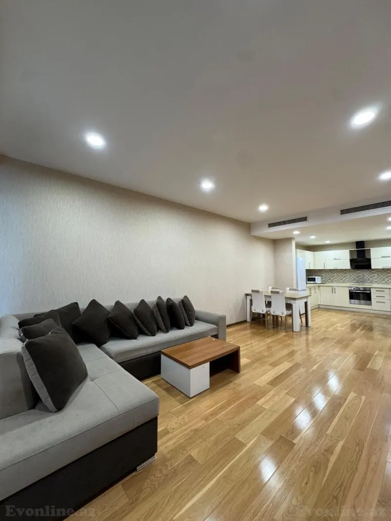 Kirayə verilir 3 otaqlı Mənzil Yeni tikili 120 m² Nəsimi r. - şəkil 2