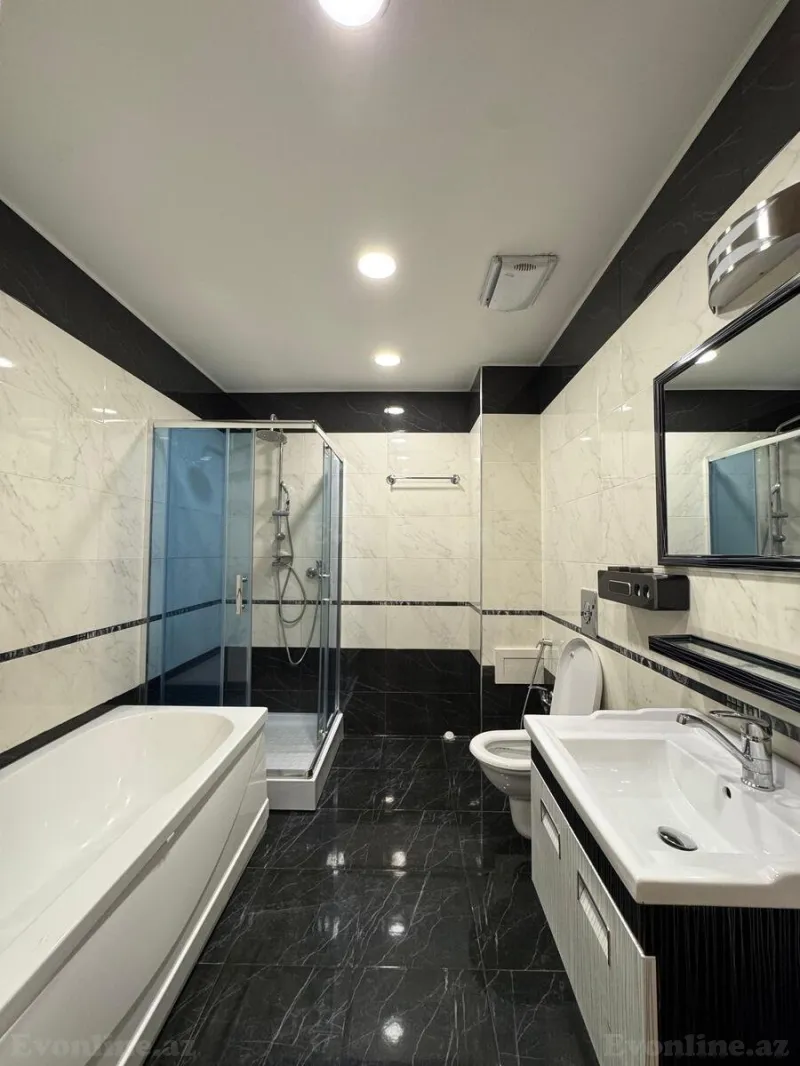 Kirayə verilir 3 otaqlı Mənzil Yeni tikili 120 m² Nəsimi r. - şəkil 9