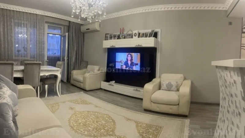 Satılır 3 otaqlı Mənzil Yeni tikili 82 m² Sabunçu r. - şəkil 2
