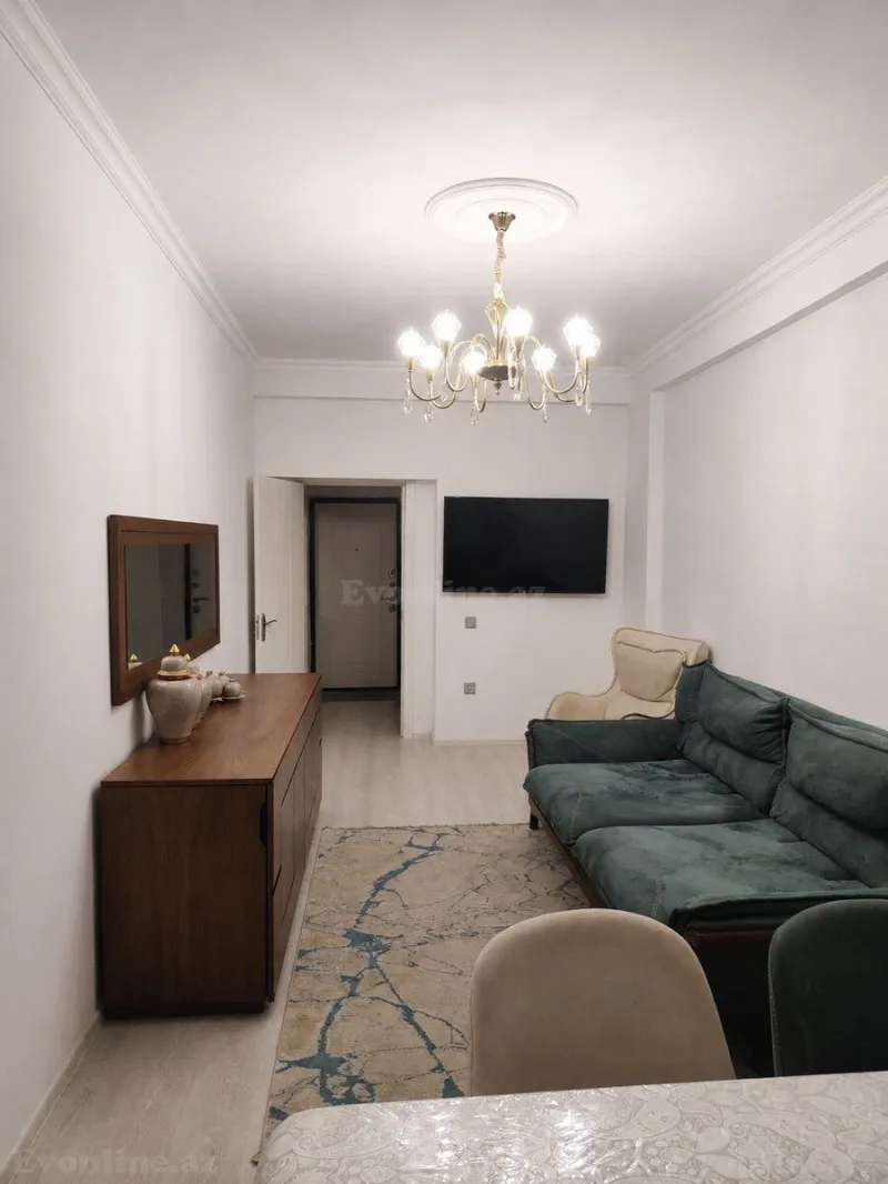 Satılır 2 otaqlı Mənzil Yeni tikili 48 m² İnşaatçılar m. - şəkil 2