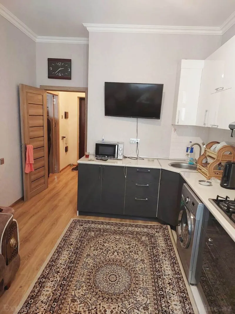 Kirayə verilir 1 otaqlı Mənzil Yeni tikili 55 m² Nəsimi r. - şəkil 3