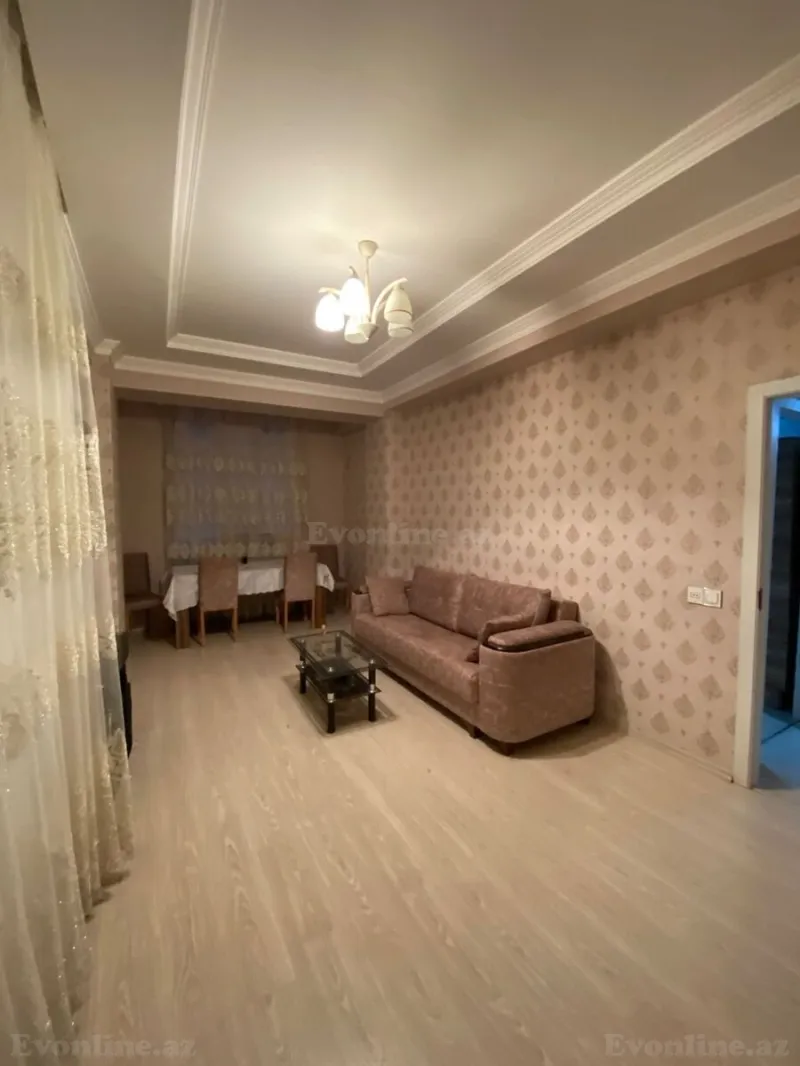 Kirayə verilir 2 otaqlı Mənzil Yeni tikili 60 m² İnşaatçılar m. - şəkil 2