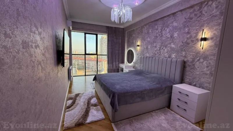 Satılır 2 otaqlı Mənzil Yeni tikili 83 m² Qara Qarayev m. - şəkil 4