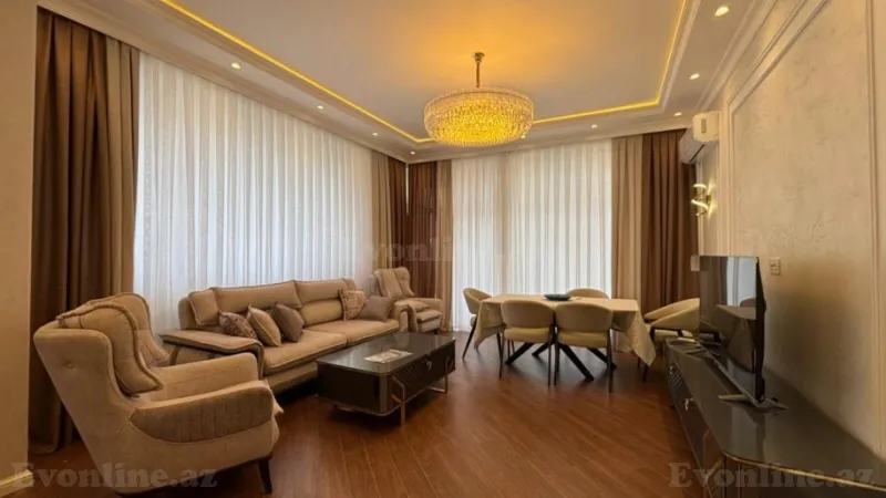 Kirayə verilir 3 otaqlı Mənzil Yeni tikili 120 m² Xətai r. - şəkil 2