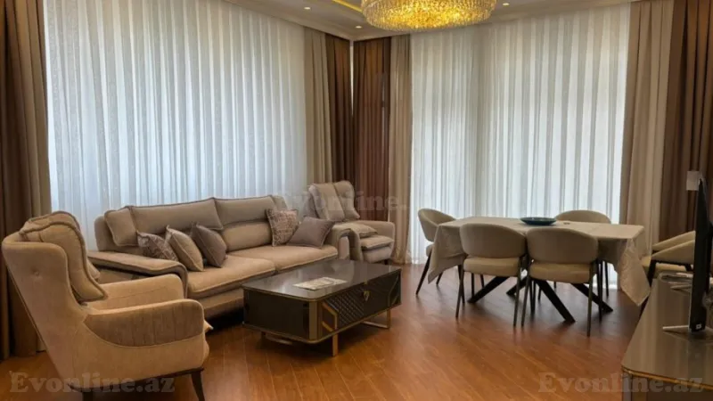 Kirayə verilir 3 otaqlı Mənzil Yeni tikili 120 m² Xətai r. - şəkil 4