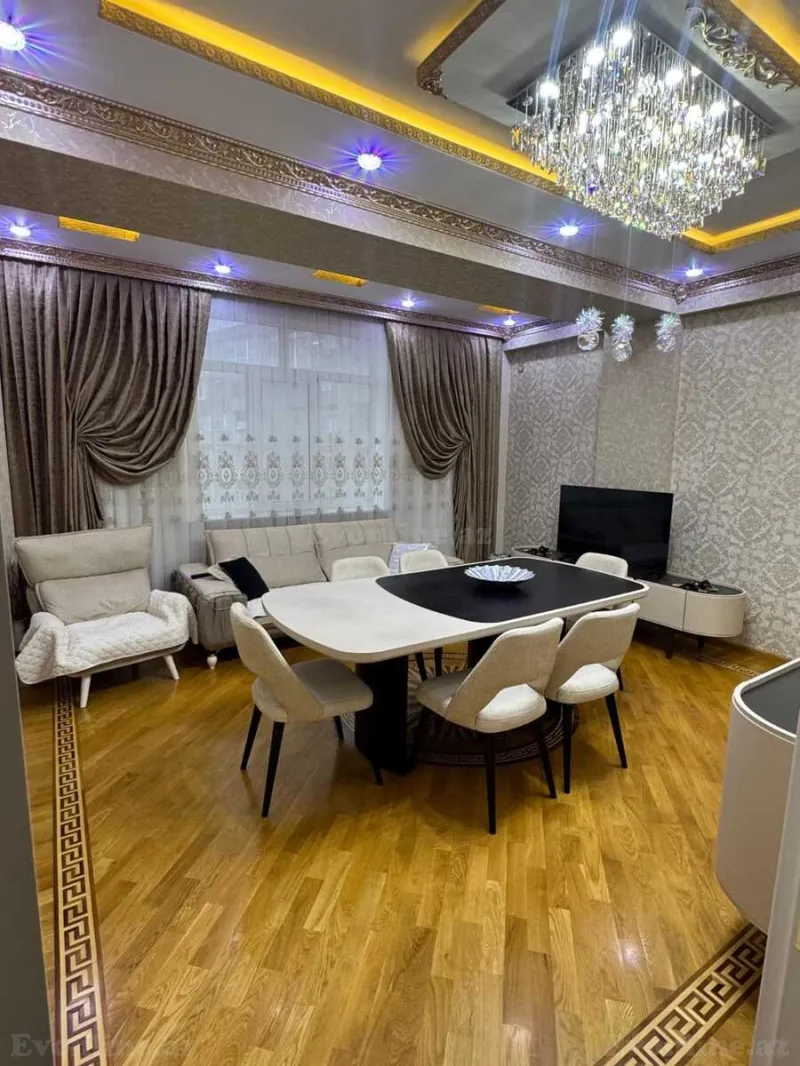 Satılır 2 otaqlı Mənzil Yeni tikili 88 m² İnşaatçılar m. - şəkil 2