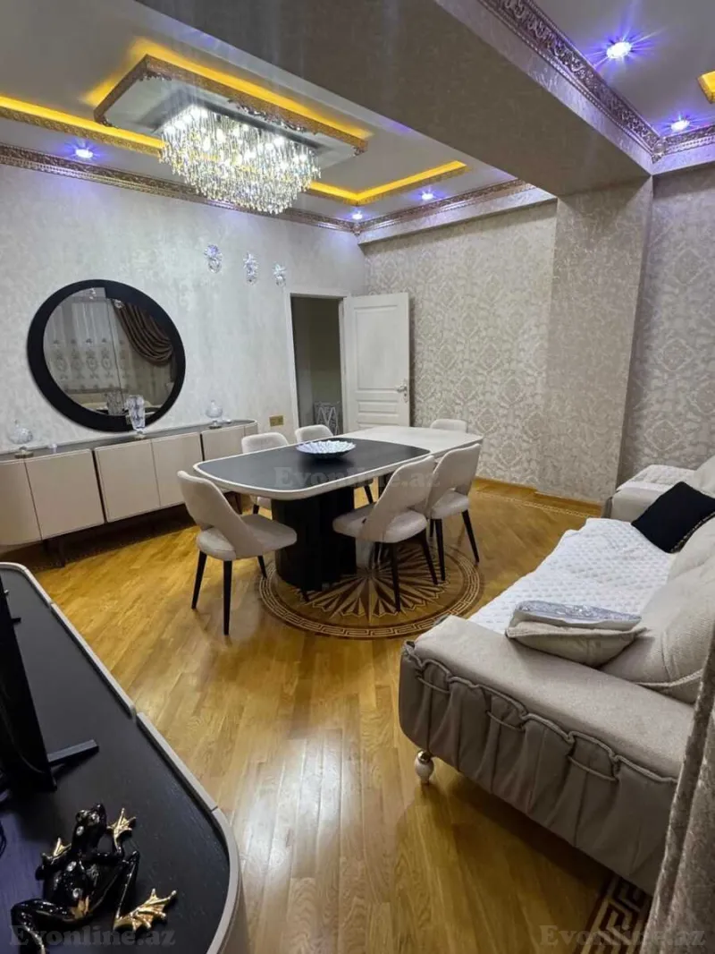 Satılır 2 otaqlı Mənzil Yeni tikili 88 m² İnşaatçılar m. - şəkil 3