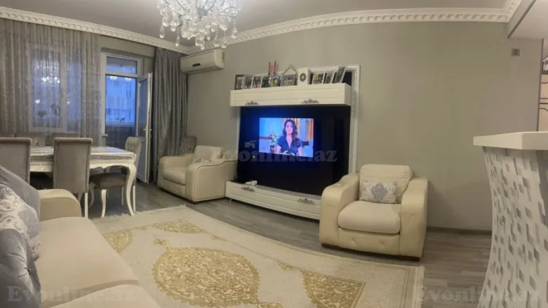 Satılır 3 otaqlı Mənzil Yeni tikili 82 m² Sabunçu r. - şəkil 2