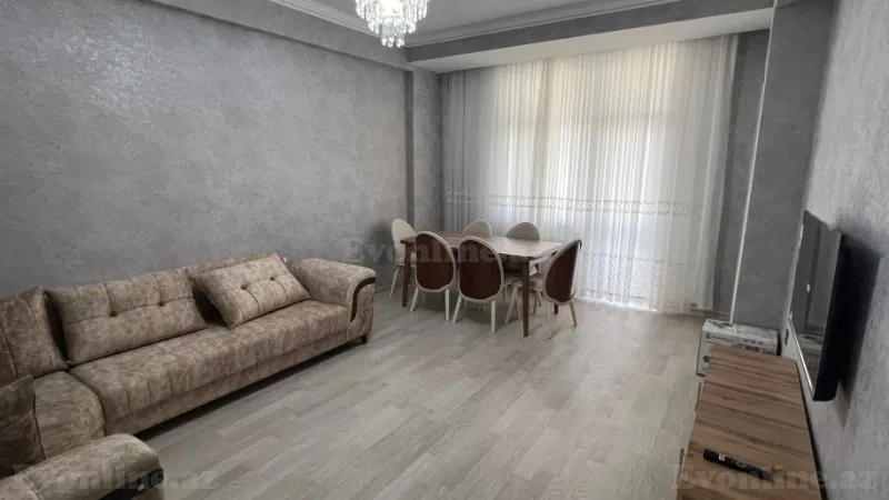 Kirayə verilir 2 otaqlı Mənzil Yeni tikili 105 m² İnşaatçılar m. - şəkil 2