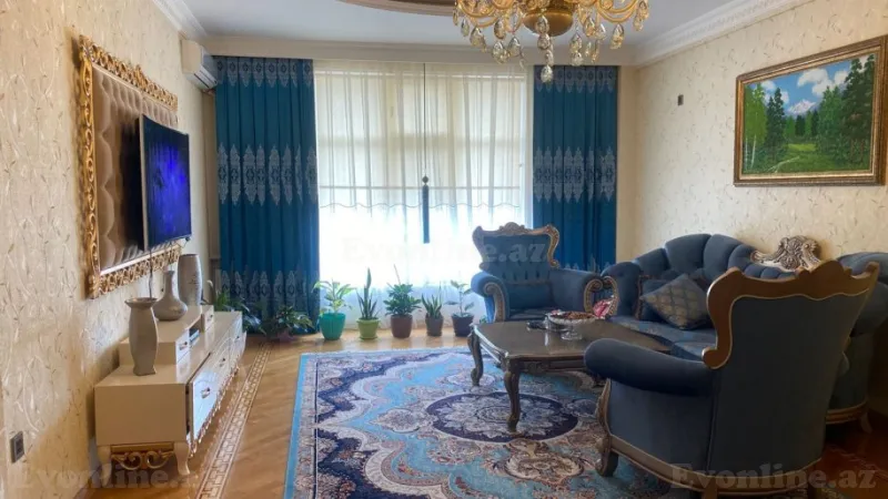 Satılır 3 otaqlı Mənzil Yeni tikili 150 m² Həzi Aslanov m. - şəkil 2