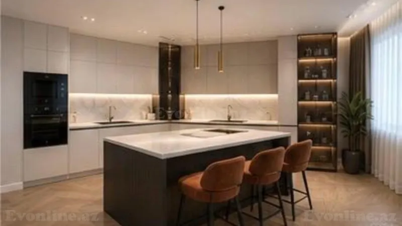 Kirayə verilir 2 otaqlı Mənzil Yeni tikili 80 m² Xətai r. - şəkil 3