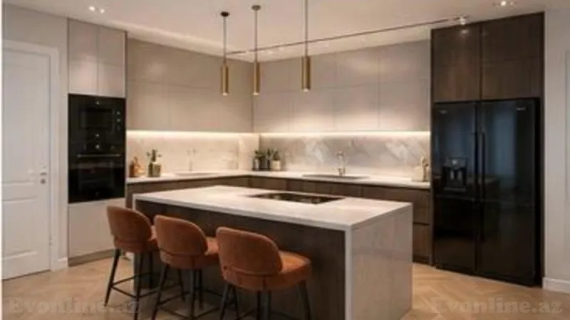 Kirayə verilir 2 otaqlı Mənzil Yeni tikili 80 m² Xətai r. - şəkil 4