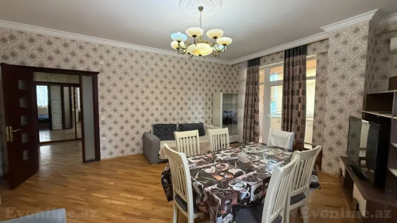 Kirayə verilir 3 otaqlı Mənzil Yeni tikili 95 m² 8 Noyabr m. - şəkil 2