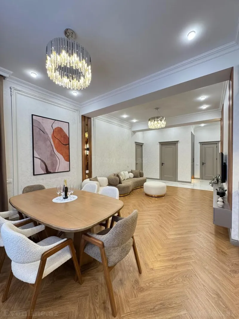 Satılır 3 otaqlı Mənzil Yeni tikili 130 m² Nəriman Nərimanov m. - şəkil 3
