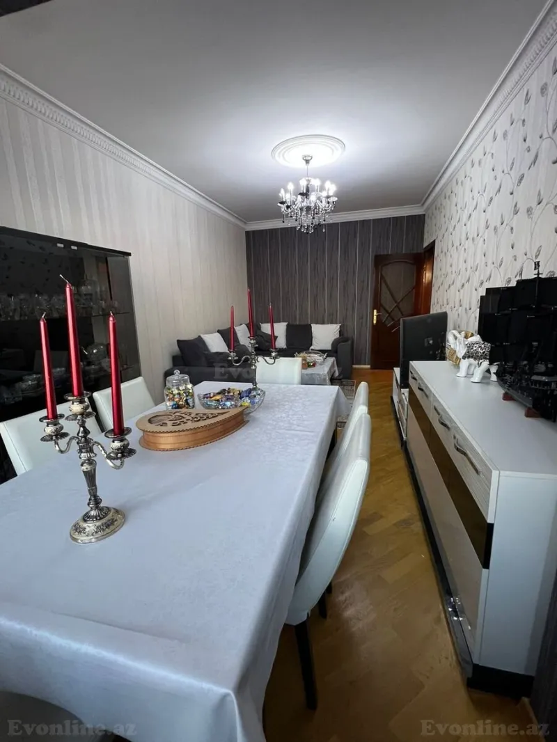 Satılır 3 otaqlı Mənzil Köhnə tikili 80 m² Memar Əcəmi m. - şəkil 2