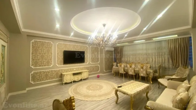 Satılır 3 otaqlı Mənzil Yeni tikili 140 m² Nəsimi m. - şəkil 2