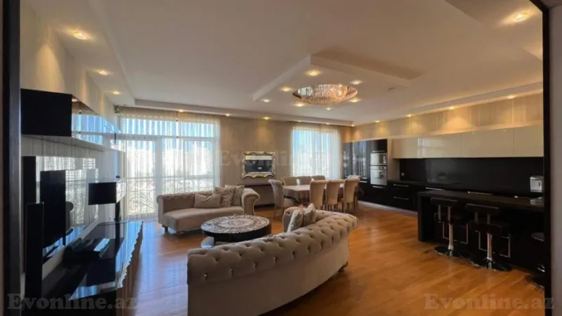 Kirayə verilir 3 otaqlı Mənzil Yeni tikili 140 m² Gənclik m. - şəkil 3