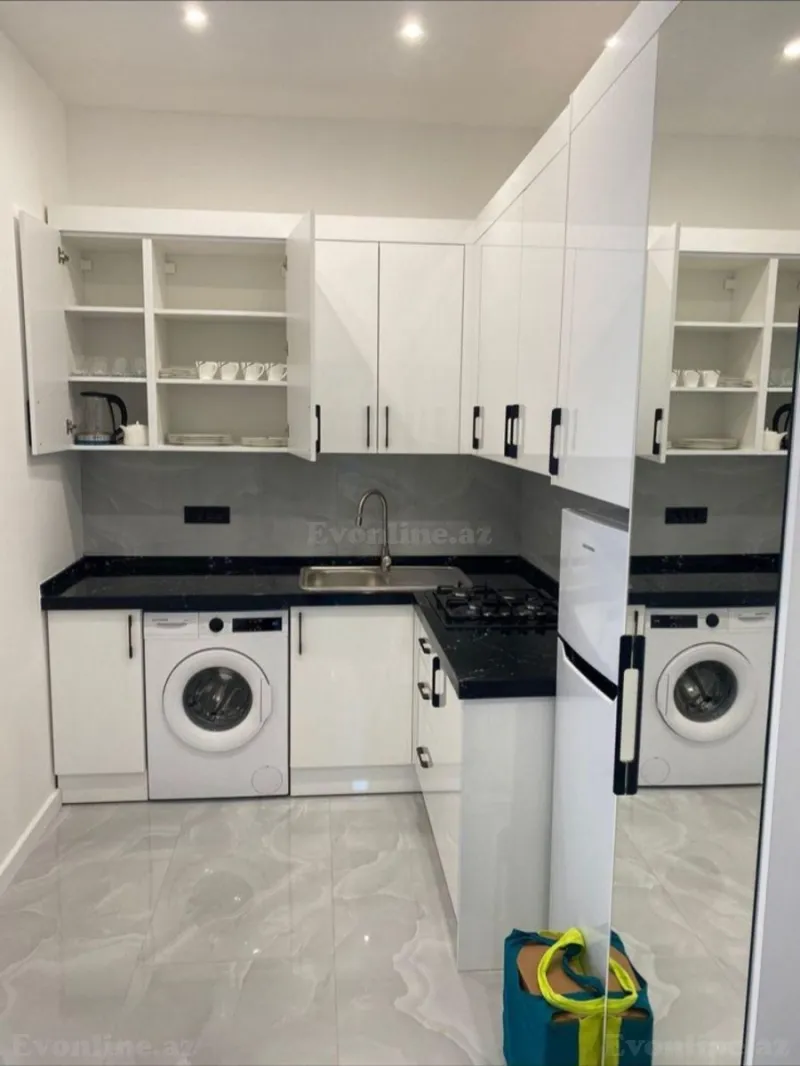 Kirayə verilir 2 otaqlı Mənzil Yeni tikili 70 m² Nəsimi r. - şəkil 2