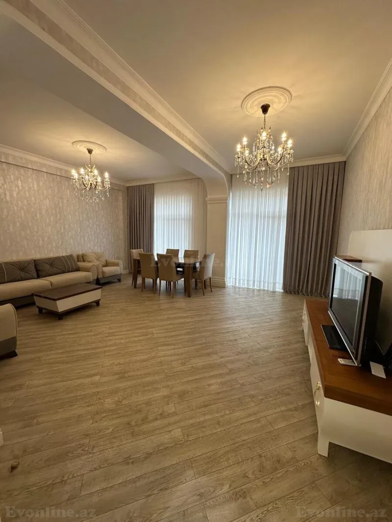Kirayə verilir 3 otaqlı Mənzil Yeni tikili 137 m² Xətai r. - şəkil 2