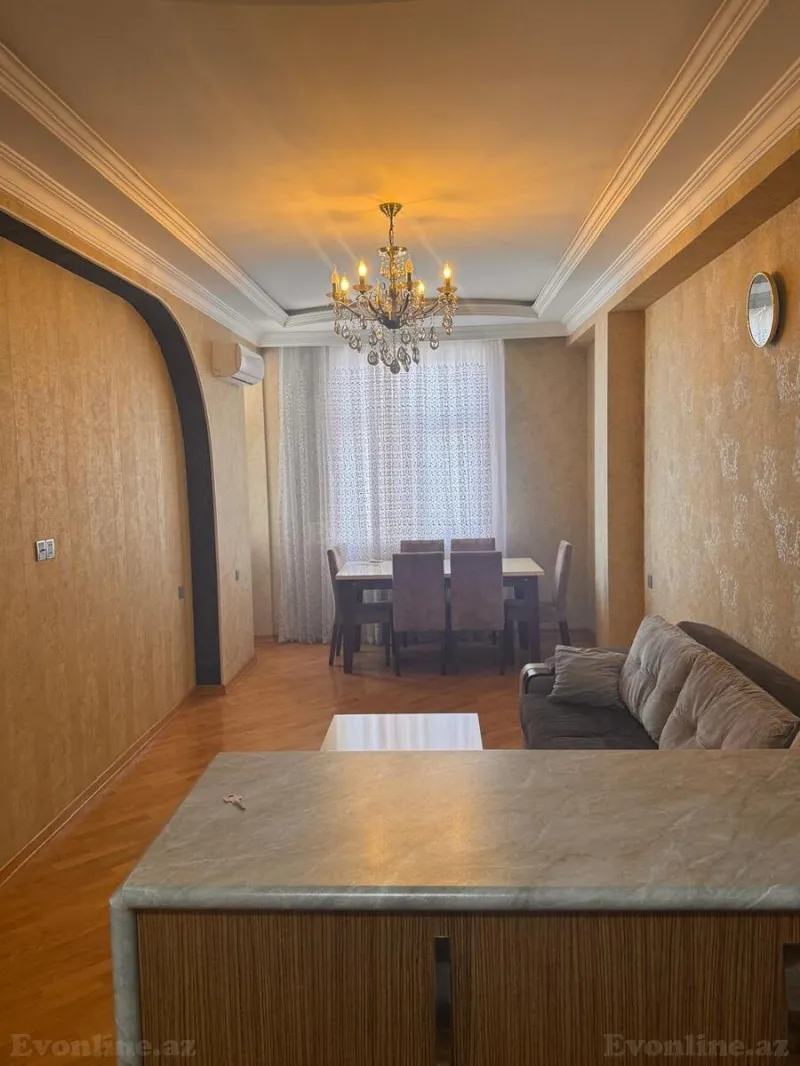 Kirayə verilir 3 otaqlı Mənzil Yeni tikili 98 m² Nəsimi m. - şəkil 10