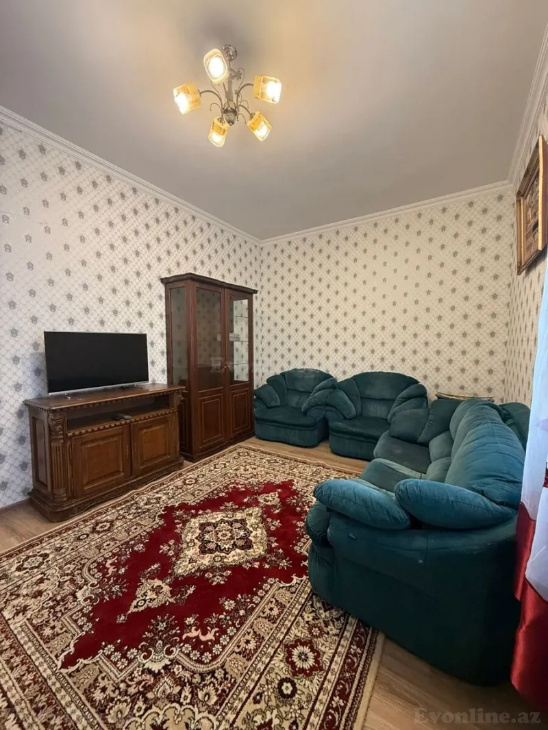 Kirayə verilir 3 otaqlı Mənzil Yeni tikili 80 m² İnşaatçılar m. - şəkil 2