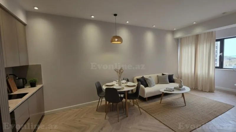 Kirayə verilir 2 otaqlı Mənzil Yeni tikili 70 m² Xətai r. - şəkil 2