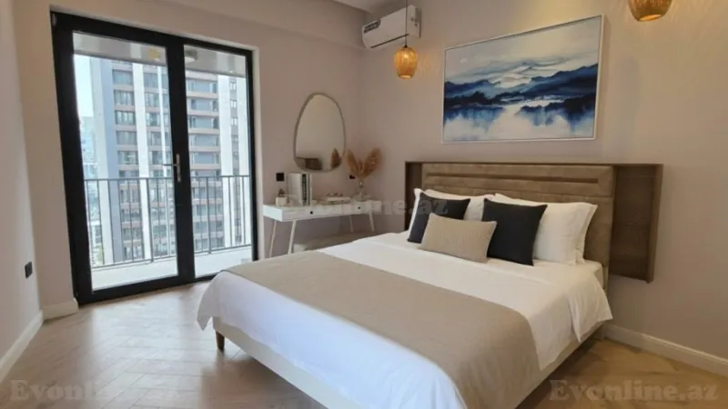 Kirayə verilir 2 otaqlı Mənzil Yeni tikili 70 m² Xətai r. - şəkil 4