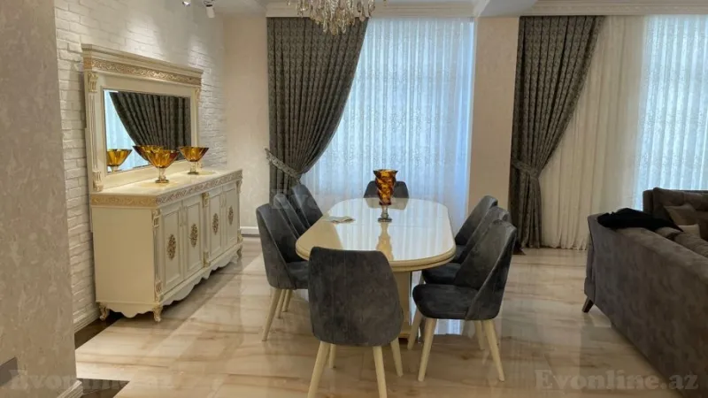Kirayə verilir 4 otaqlı Mənzil Yeni tikili 200 m² Xətai r. - şəkil 4
