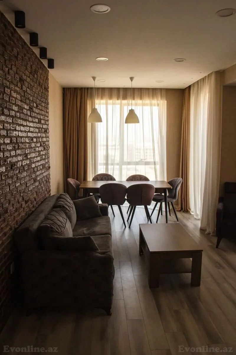 Kirayə verilir 2 otaqlı Mənzil Yeni tikili 90 m² Gənclik m.