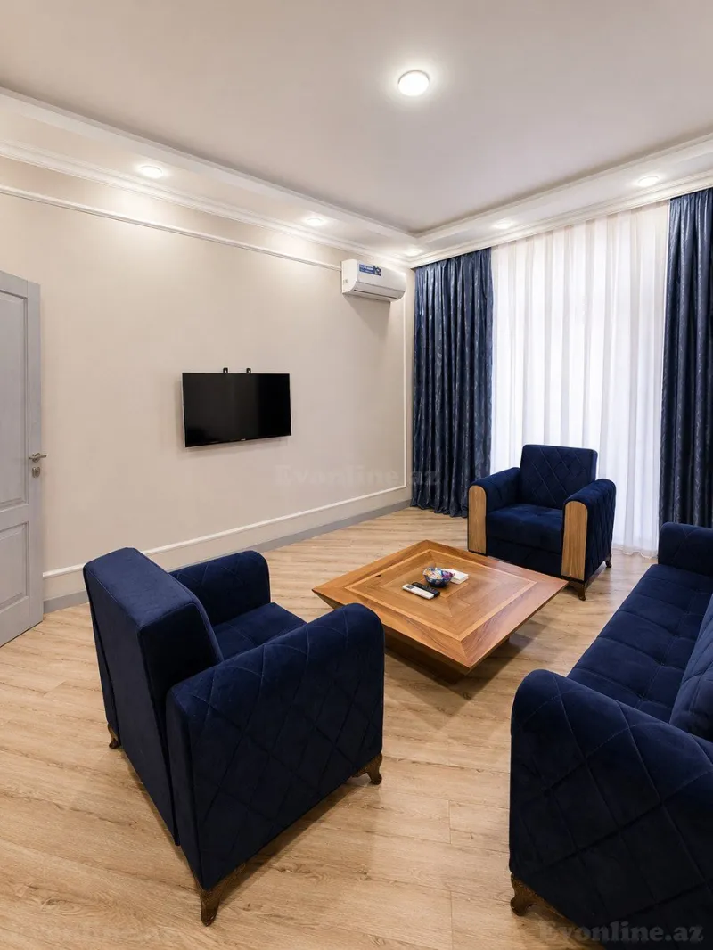 Kirayə verilir 2 otaqlı Mənzil Yeni tikili 90 m² 8-ci mikrorayon - şəkil 2