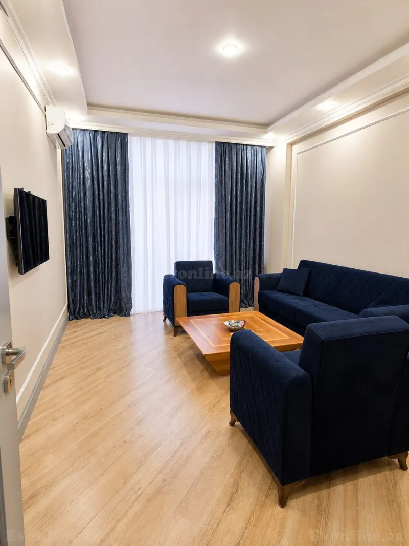 Kirayə verilir 2 otaqlı Mənzil Yeni tikili 90 m² 8-ci mikrorayon - şəkil 3