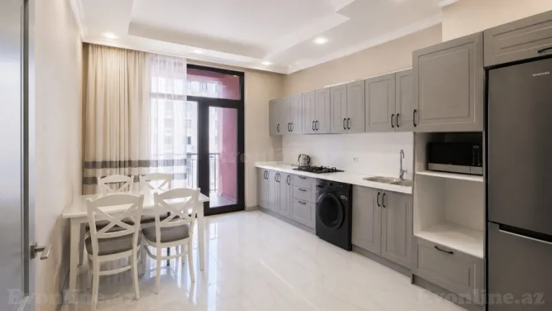 Kirayə verilir 2 otaqlı Mənzil Yeni tikili 90 m² 8-ci mikrorayon - şəkil 6