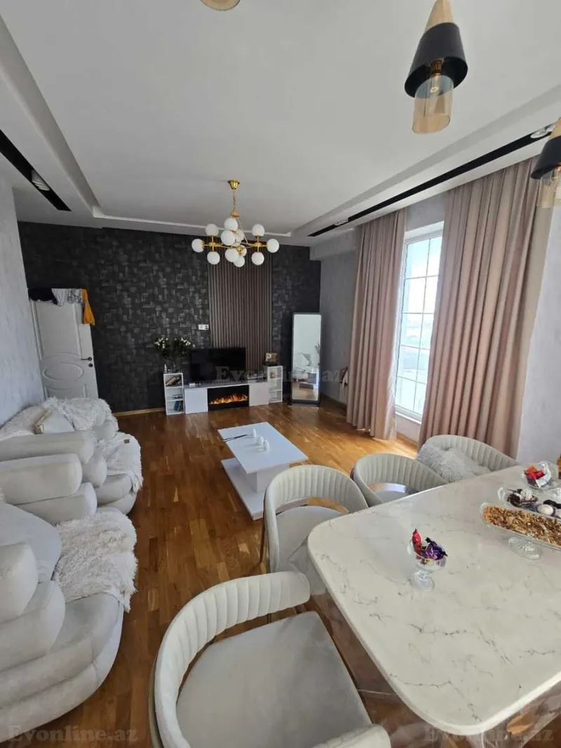 Satılır 4 otaqlı Mənzil Yeni tikili 115 m² Biləcəri - şəkil 2