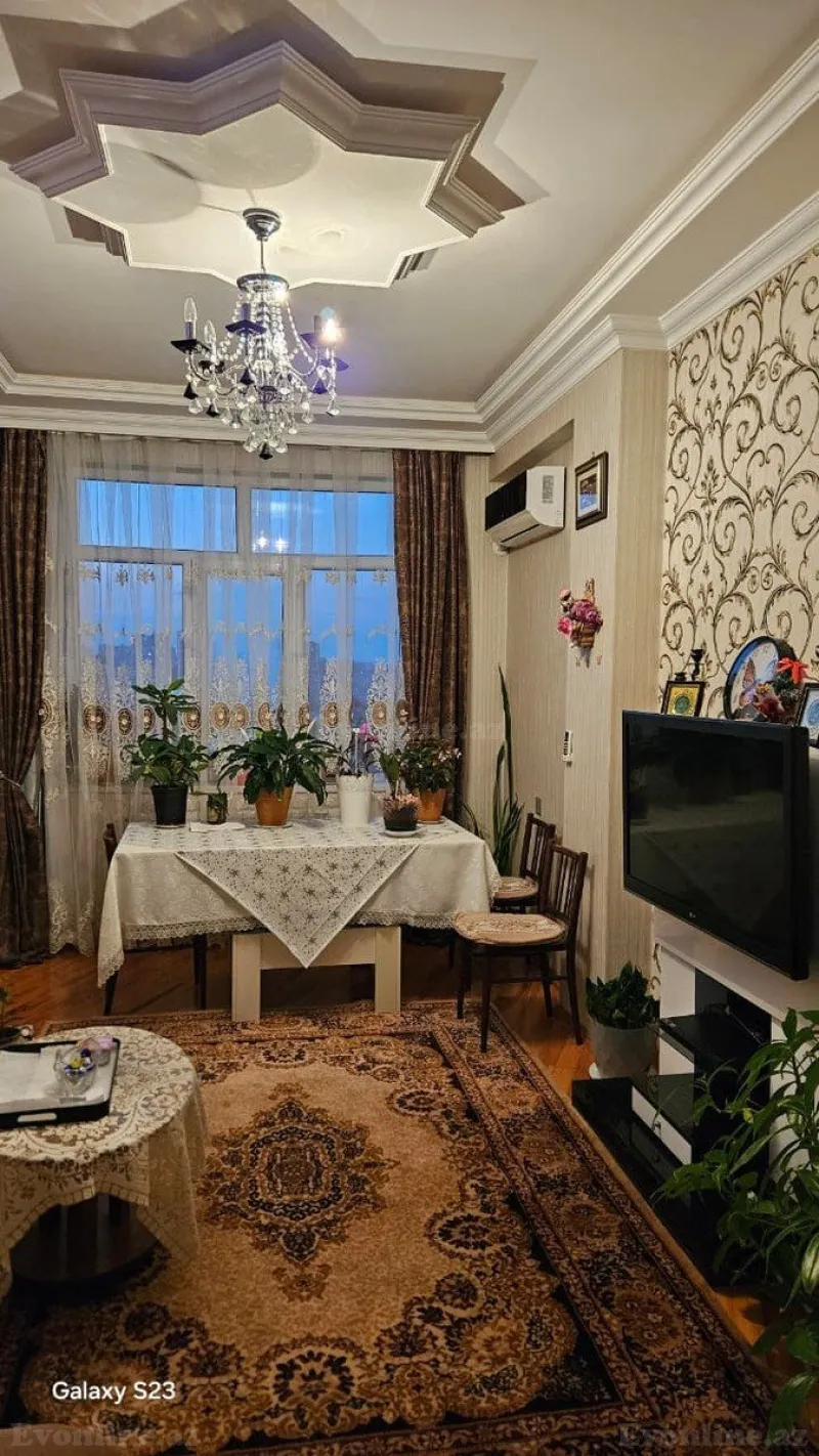 Satılır 2 otaqlı Mənzil Yeni tikili 60 m² Memar Əcəmi m. - şəkil 2
