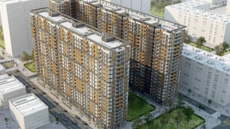 Satılır 1 otaqlı Mənzil Yeni tikili 32 m² Nəsimi r. - şəkil 2