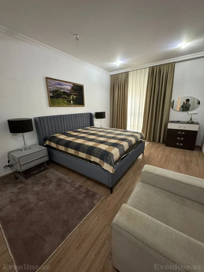 Kirayə verilir 3 otaqlı Mənzil Yeni tikili 150 m² Nəsimi r. - şəkil 4