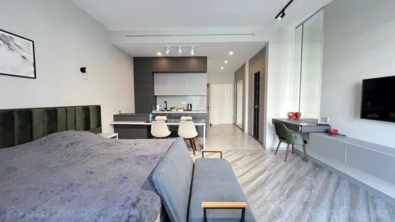 Kirayə verilir 1 otaqlı Mənzil Yeni tikili 75 m² Sabunçu r. - şəkil 2