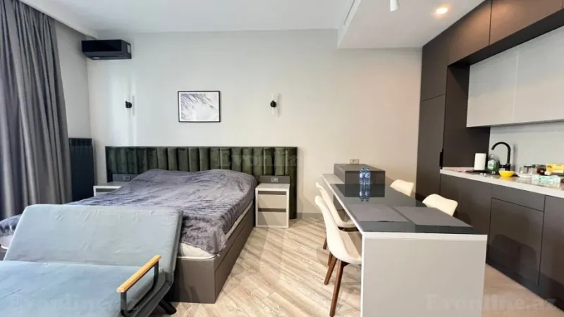 Kirayə verilir 1 otaqlı Mənzil Yeni tikili 75 m² Sabunçu r. - şəkil 3