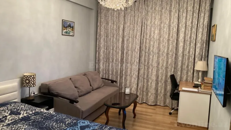 Satılır 1 otaqlı Mənzil Yeni tikili 45 m² Gənclik m. - şəkil 2