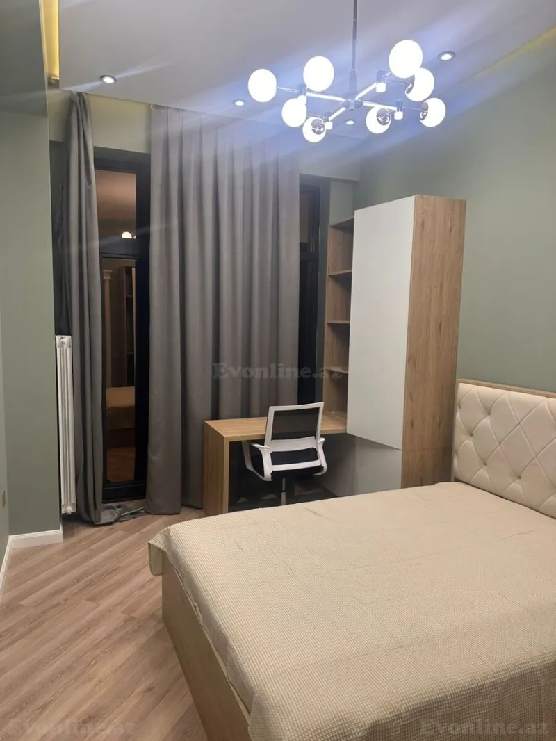 Kirayə verilir 3 otaqlı Mənzil Yeni tikili 100 m² Nizami m. - şəkil 9